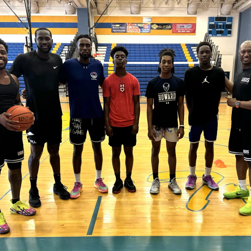 Group of professional players trained by Coach Emmanuel