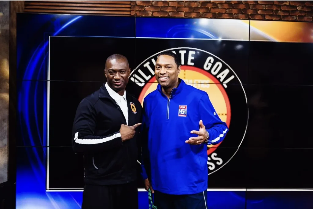 On the Fox5 DC news set
