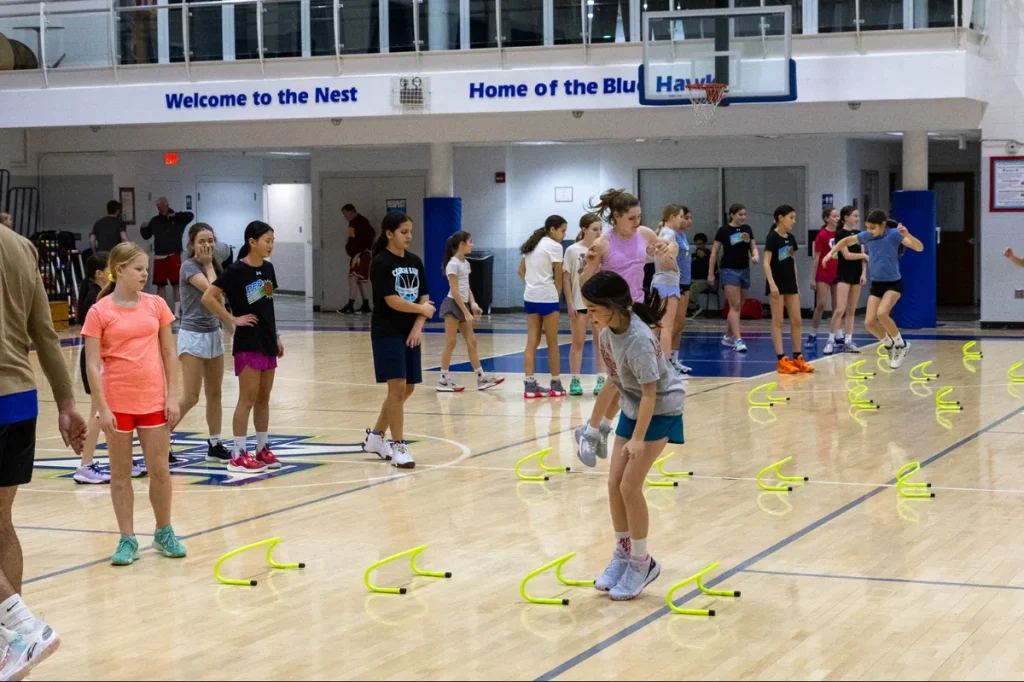 Hurdle agility work